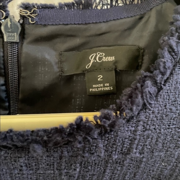 J. Crew sleeveless sheath tweed dress with belt - Picture 7 of 7